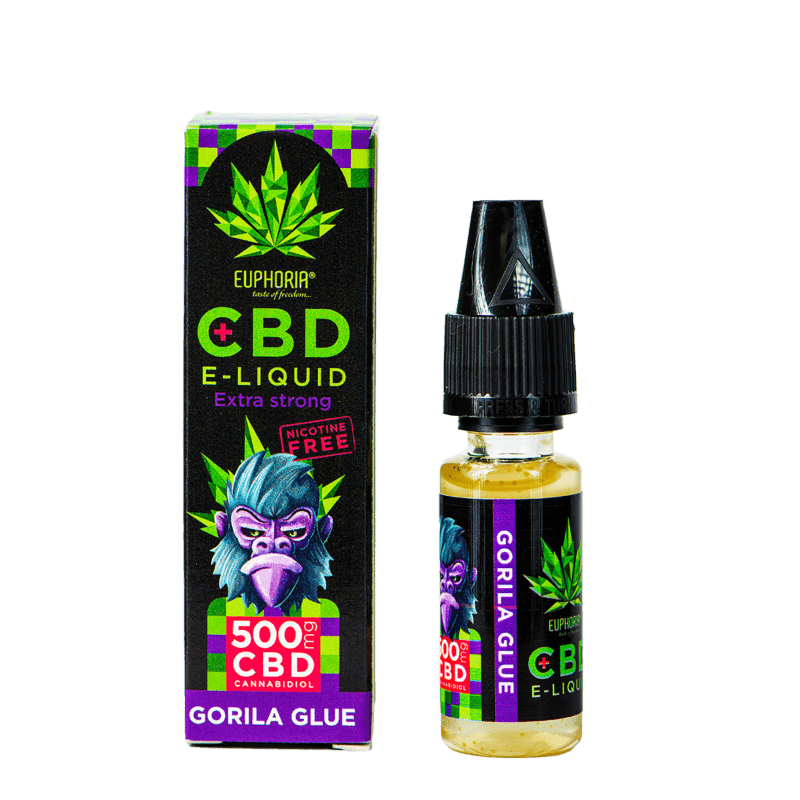 CBD Вейп течност Gorila Glue 500 mg - Euphoria