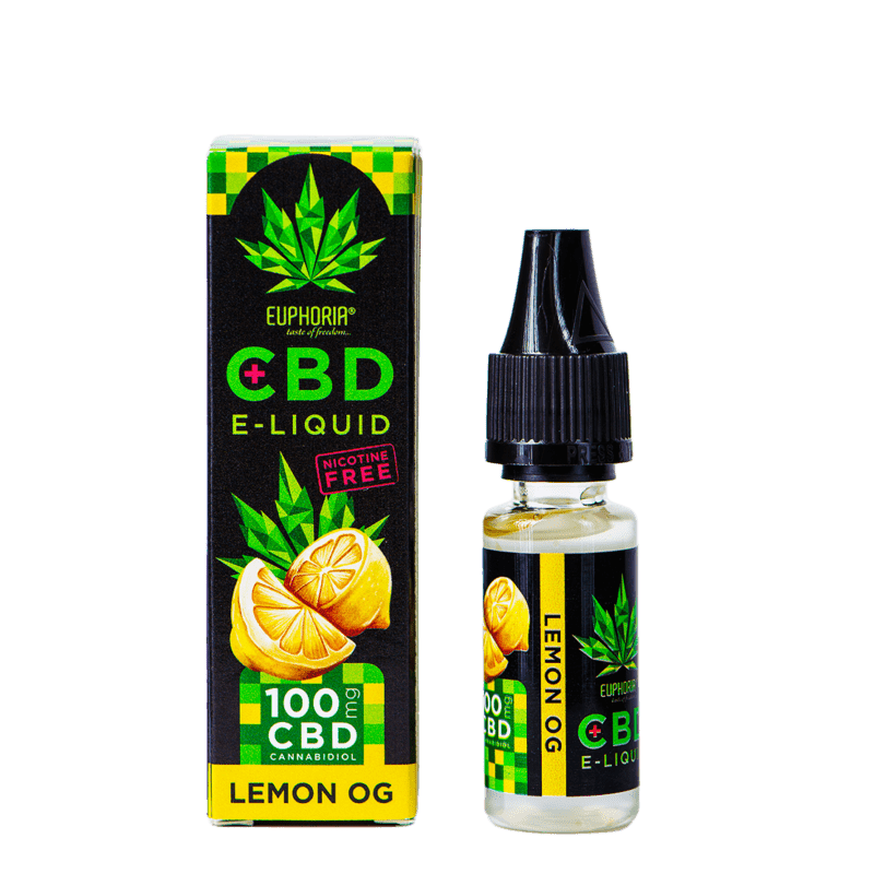 CBD Вейп течност Lemon Haze 100 mg - Euphoria