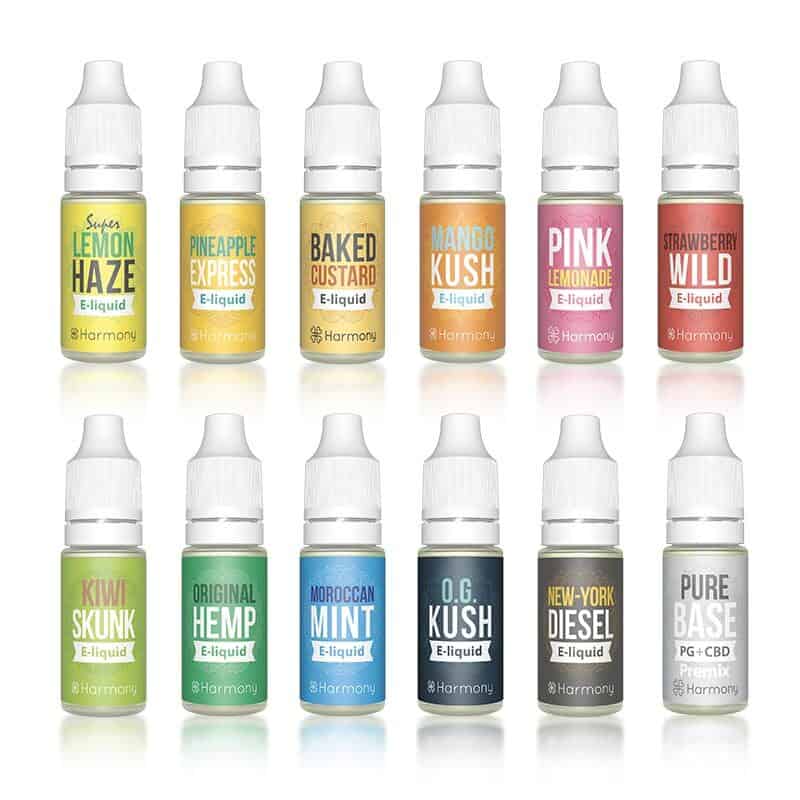 CBD вейп течности за електронни цигари с трева - Harmony