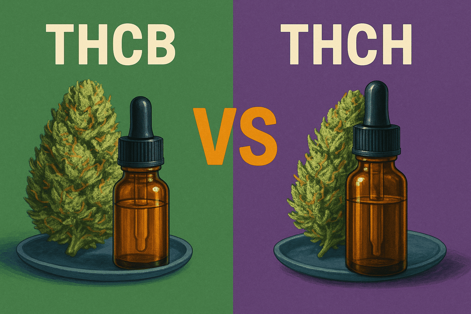 Сравнение на THCB vs THCH