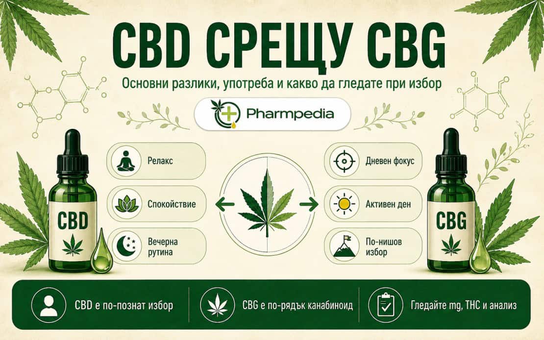 Пълно ръководство за сравнение между CBD и CBG